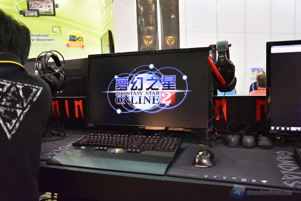 Phantasy Star testing with GAMDIAS products